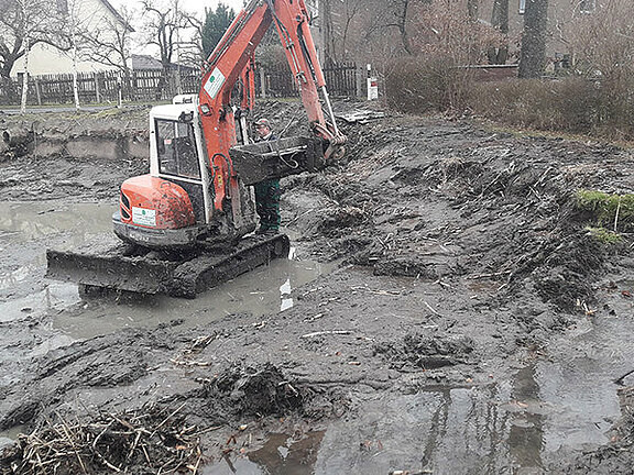 Teichgestaltung und Renaturierungsarbeiten