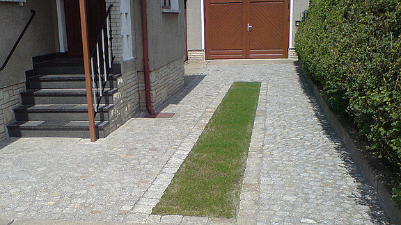 Verlegen von Natursteinpflaster