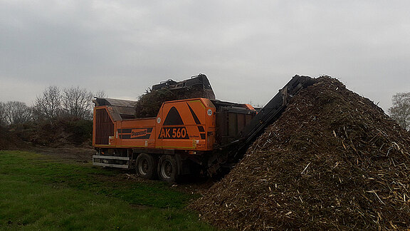 Siebarbeiten für Schuettgueter