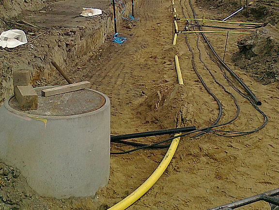 Planung von Straßen und Medienverlegung